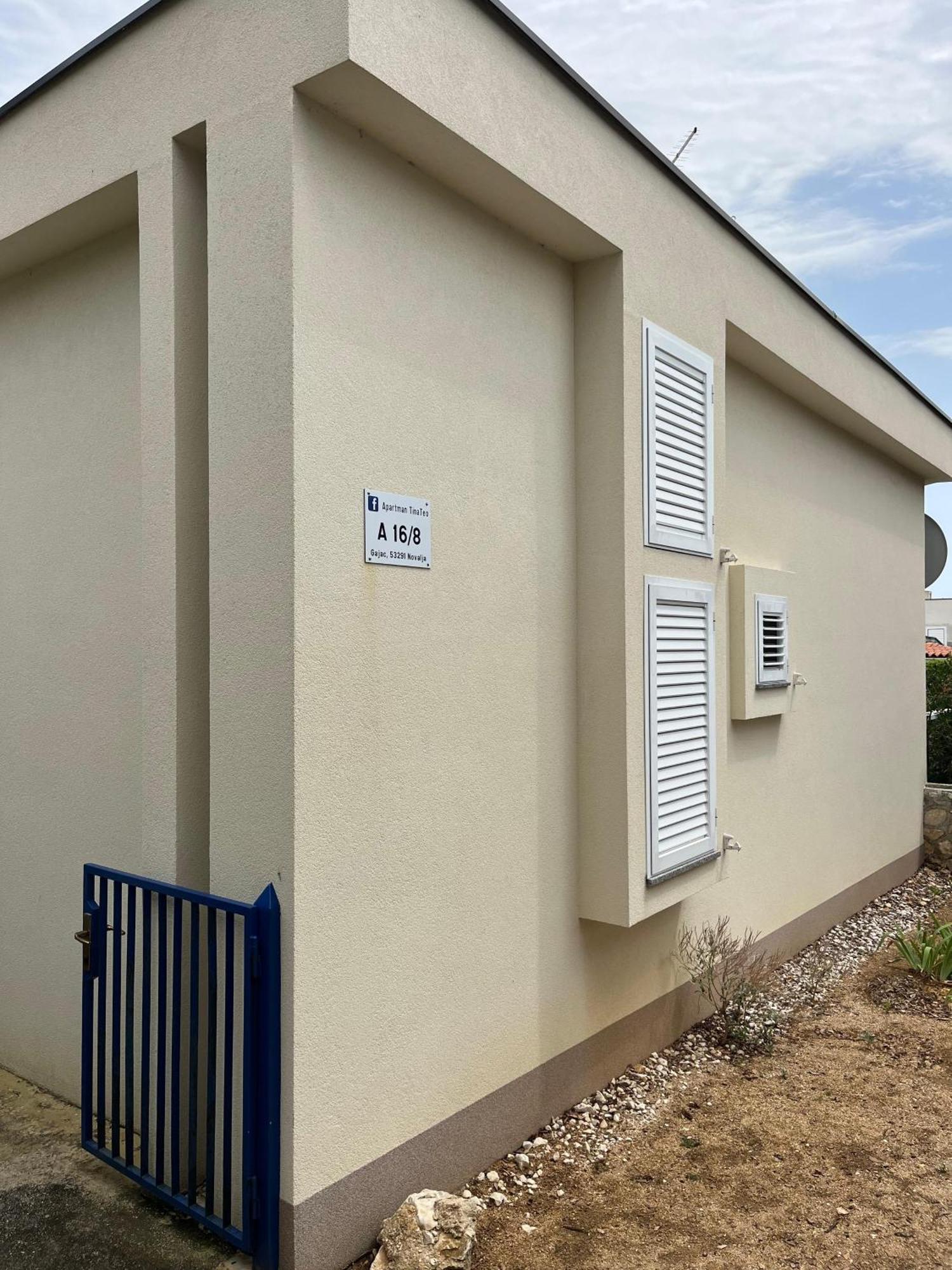 Apartment Tinateo, Gajac Novalja Exteriör bild